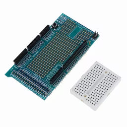 Prototype Shield V3.0 For Arduino Mega with breadboard
