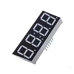 inch with cl0.56 ock Red 4 Digit 7 Segment LED Display CC 12pin