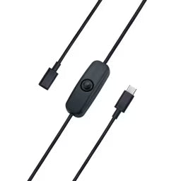 Type-C Male to Female Cable with Switch for Raspberry Pi 4