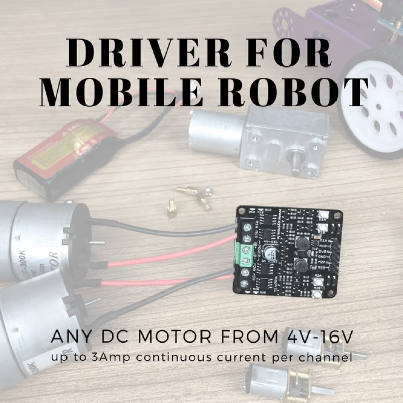 Cytron 3Amp 4V-16V Dual Channel DC Motor Driver MDD3A