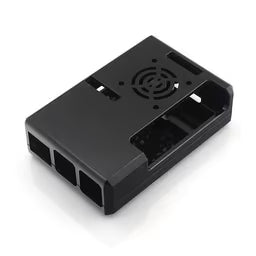 New High Quality Black ABS Case for Raspberry Pi 3/3+ with Cooling FAN Vent