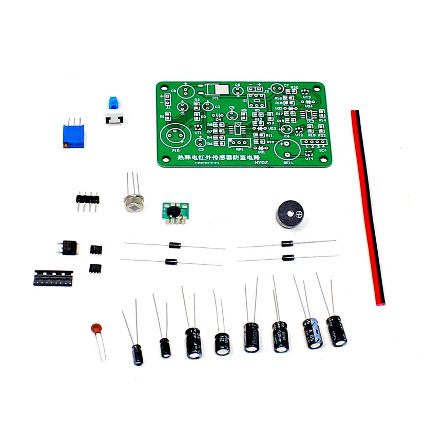 Pro-Range-Human body sensing IR pyroelectric infrared sensor anti-theft alarm electronic kit students electronic principle study HC-SR501