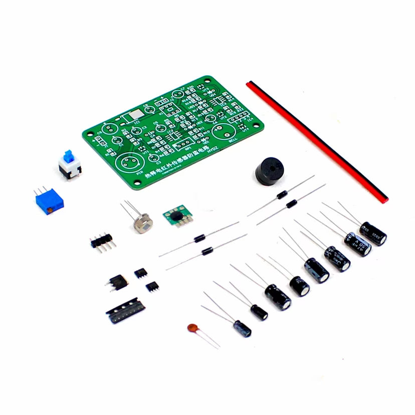 Pro-Range-Human body sensing IR pyroelectric infrared sensor anti-theft alarm electronic kit students electronic principle study HC-SR501