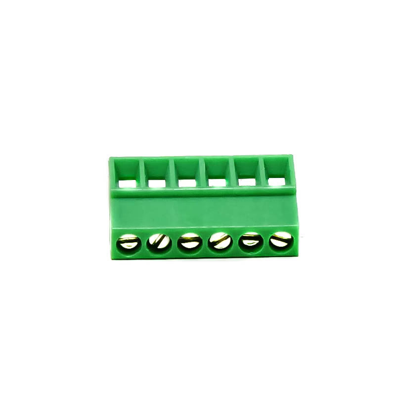 6 Pin 2.54mm Pitch Pluggable Screw Terminal Block Availability: In stock