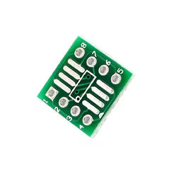 Leadfree so/msop/tssop/soic/sop8 to dip8 Wide-Body Narrow-Body Adapter Board PCB 8p - Pack of 5