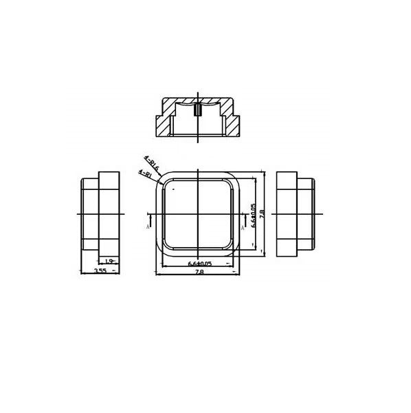 F11 Square Fresnel Lens for SMD PIR Motion Sensor (Pack of 5)