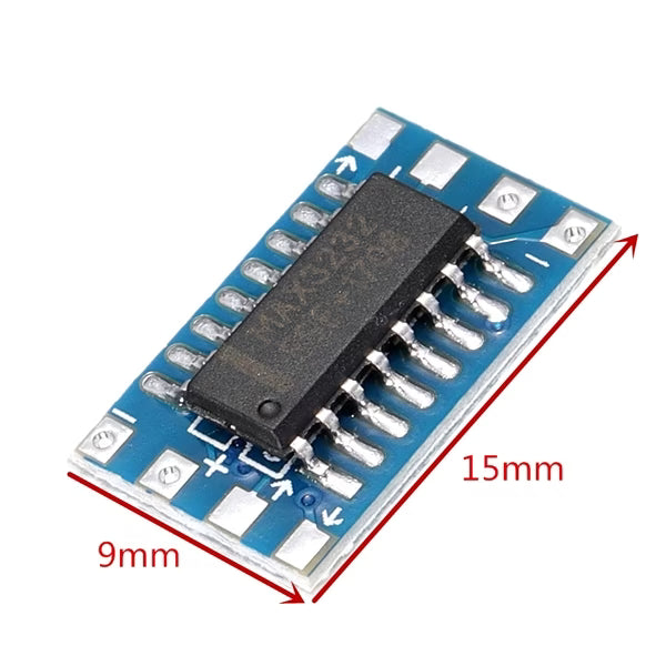Serial Port Mini RS232 to TTL Converter Adaptor Module Board MAX3232-2pcs.