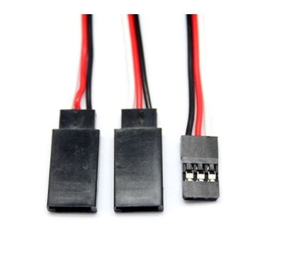 1JR Male To 2 Futaba Female Y Type Servo Extension Wire(300mm)