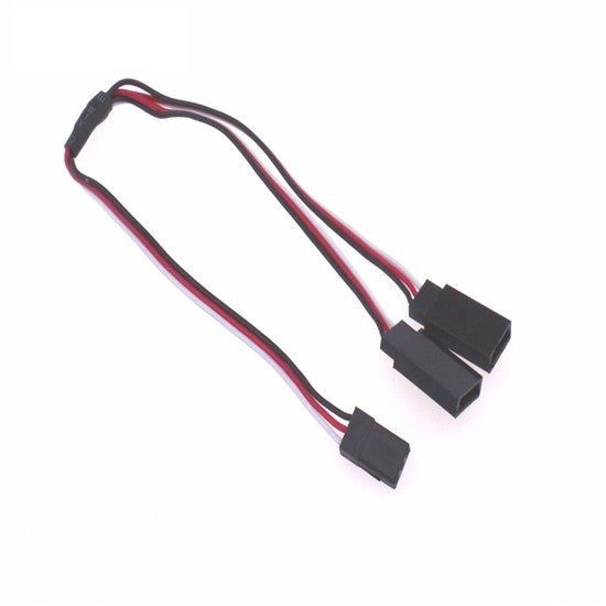 1JR Male To 2 Futaba Female Y Type Servo Extension Wire(300mm)