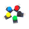 Black Electronic Building Blocks Big Key Button Module High Level Output