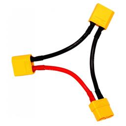 SafeConnect XT-60 Connector Harness for Series Connection Battery Adapter Cable (2M-1F)