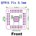 QFN 56 64 SMD TURN TO DIP PCB Adapterberak