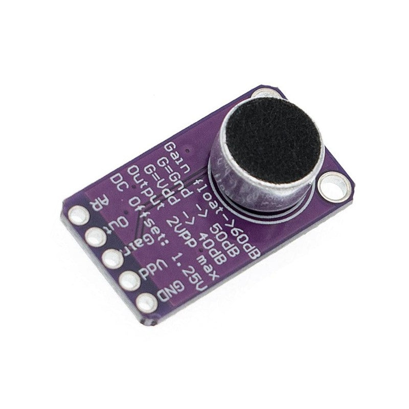 MAX9814 High Performance Microphone AGC Amplifier Module CMA- 4544PF-W
