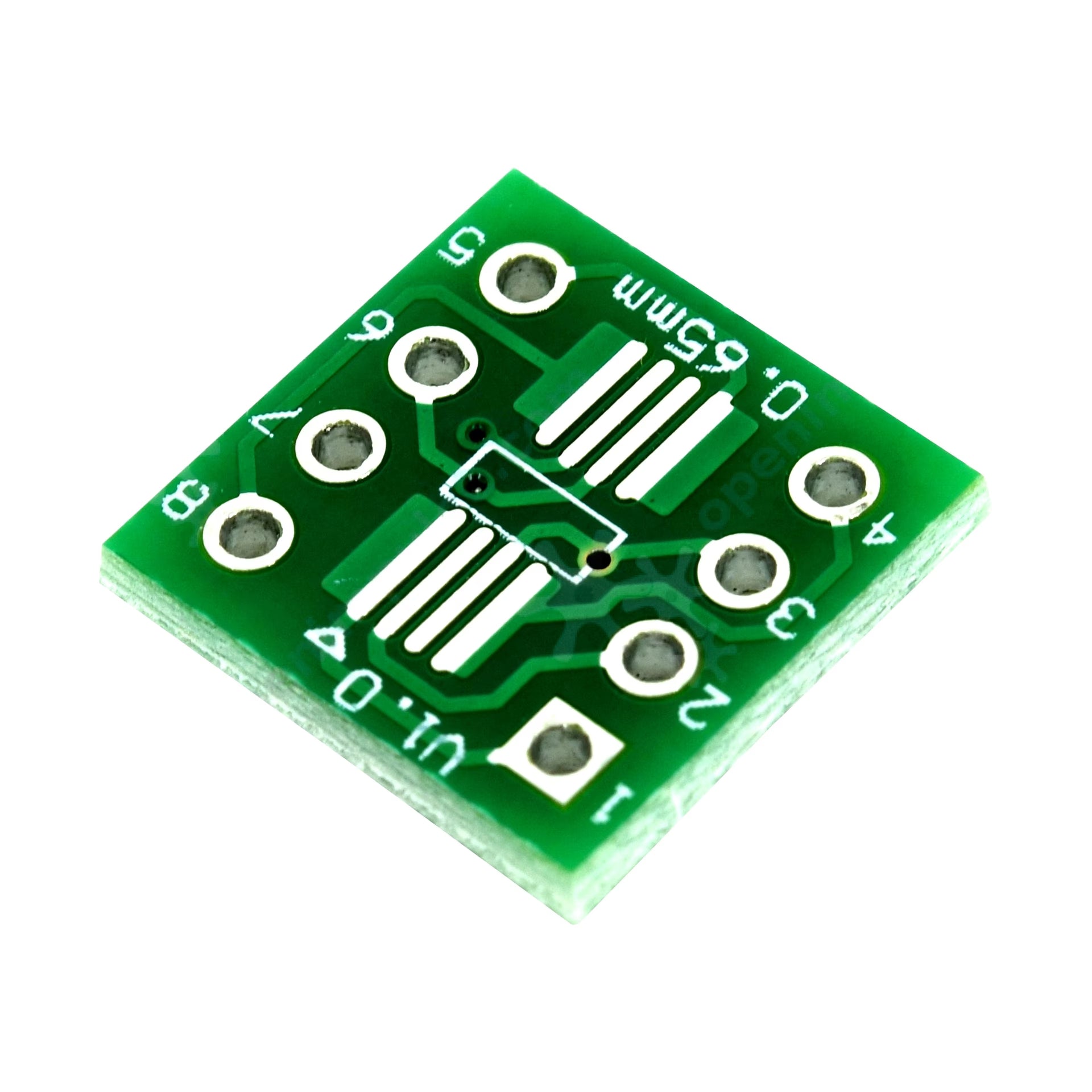Leadfree so/msop/tssop/soic/sop8 to dip8 Wide-Body Narrow-Body Adapter Board PCB 8p - Pack of 5