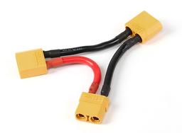 SafeConnect XT-60 Connector Harness for Series Connection Battery Adapter Cable (2M-1F)