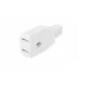 2 Pin Female Plug 10A 250V, Monitoring Waterproof Box Socket