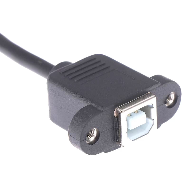 USB 2.0 B Female to B Male Panel Mount Cable 30cm Printer Extension