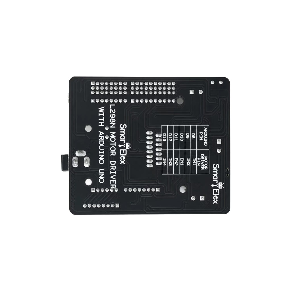 SmartElex L298N Motor Driver with Onboard Arduino Uno.