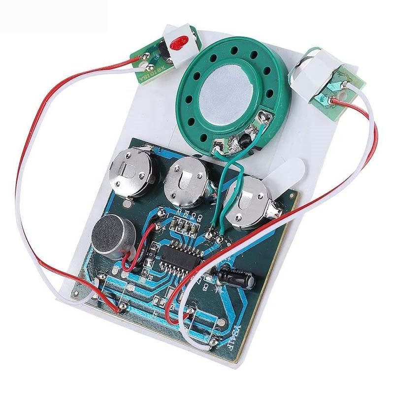 GY-30 BH1750FVI Digital Light Intensity Illumination Sensor30S Sound Voice Music Recorder Board Photosensitive Wired Double button control Programmable Chip Audio Module For Greeting Card DIY